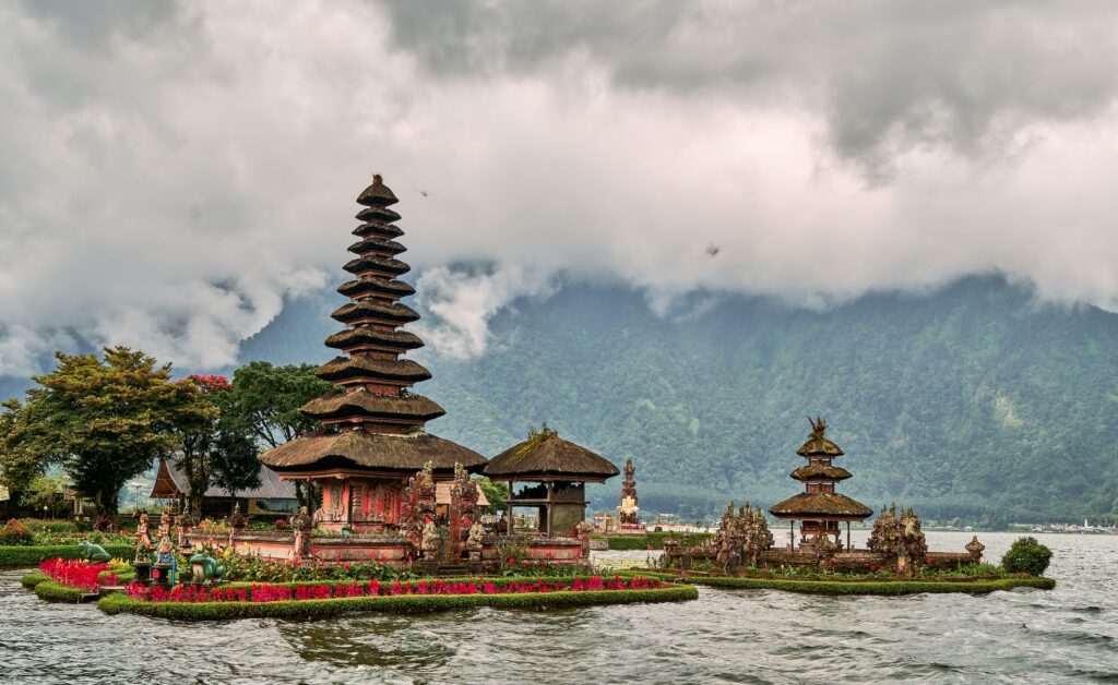 an iconic landscape of Bali