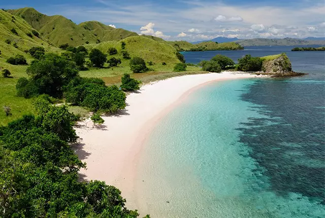 beach in Komodo Island